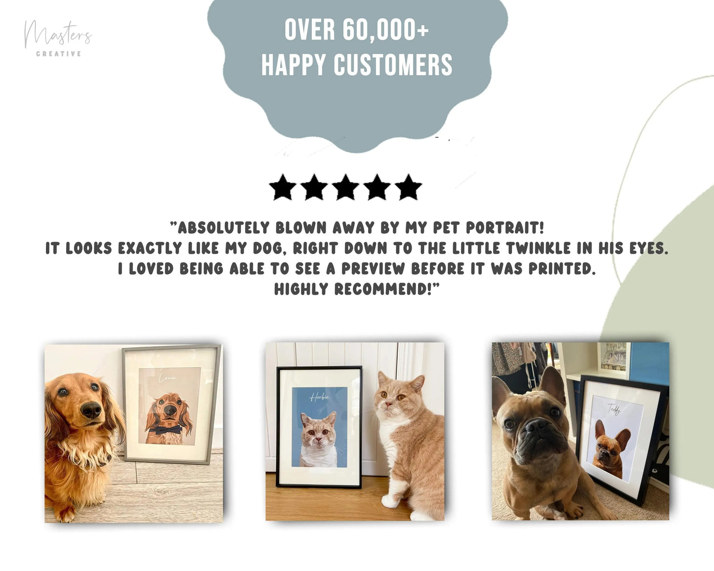 Custom Hand-Drawn Pet Portrait