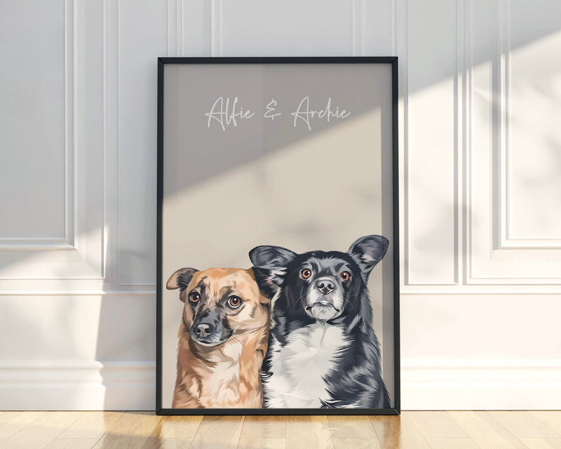 Custom Hand-Drawn Pet Portrait