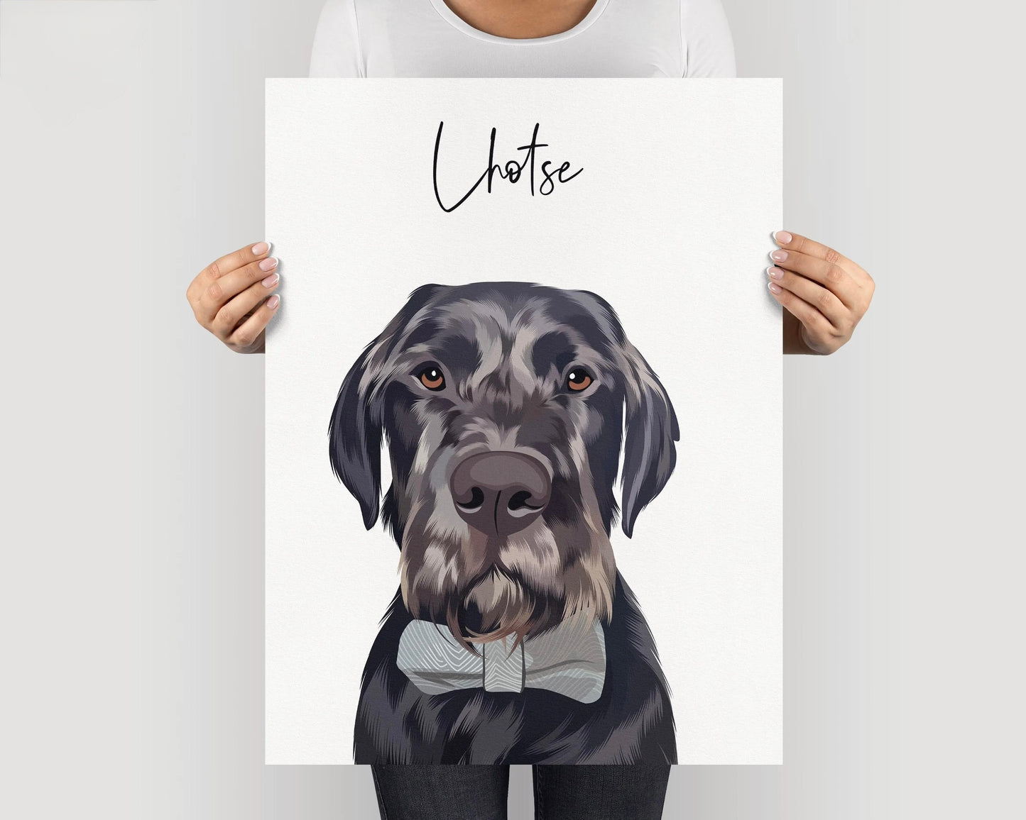 Custom Hand-Drawn Pet Portrait
